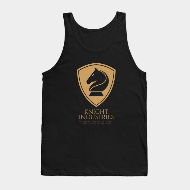 KNIGHT INDUSTRIES Tank Top by Aries Custom Graphics